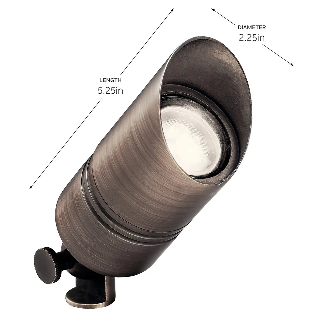 Kichler 12V Brass Accent Light Centennial Brass