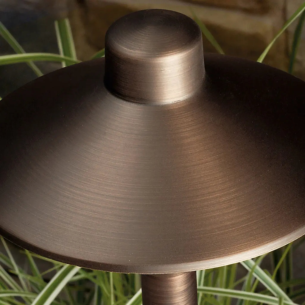 Kichler 12V Brass 6.75" Path Light Centennial Brass
