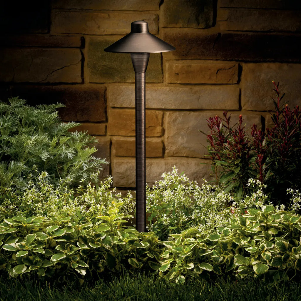 Kichler 12V Brass 6.75" Path Light Centennial Brass