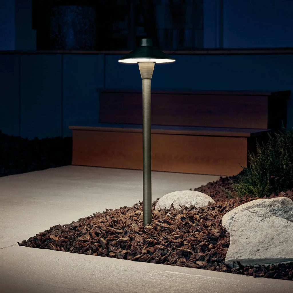 Kichler 12V Brass 6.75" Path Light Centennial Brass