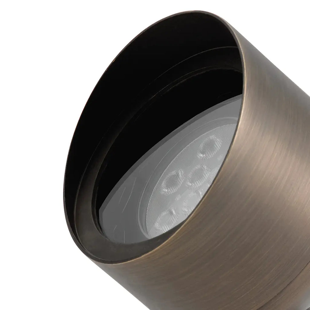 Kichler 12V PAR 36 Brass Uplight Accent Light Centennial Brass