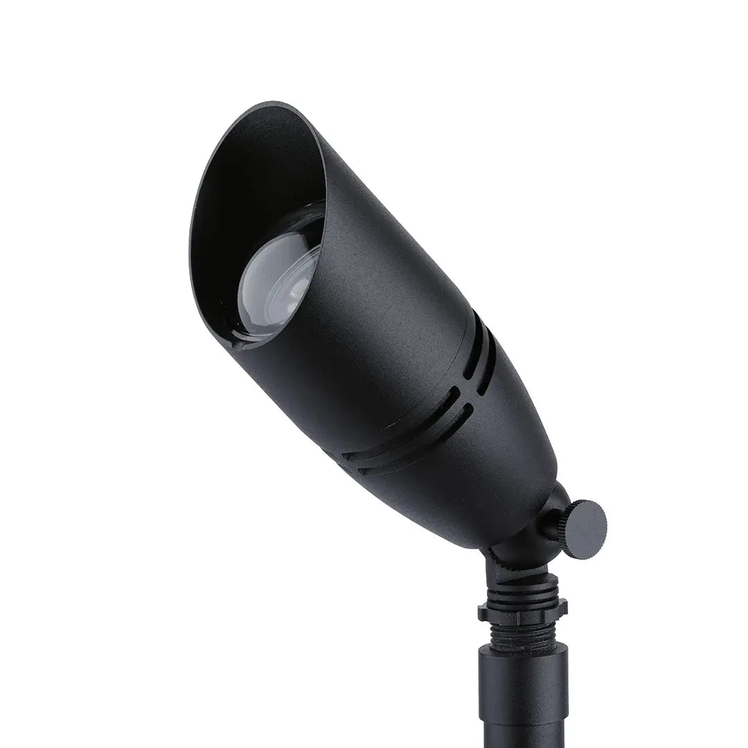 Kichler 2.5" x 3" x 10.25" Black Brass MR16 Accent Spot & Flood Light