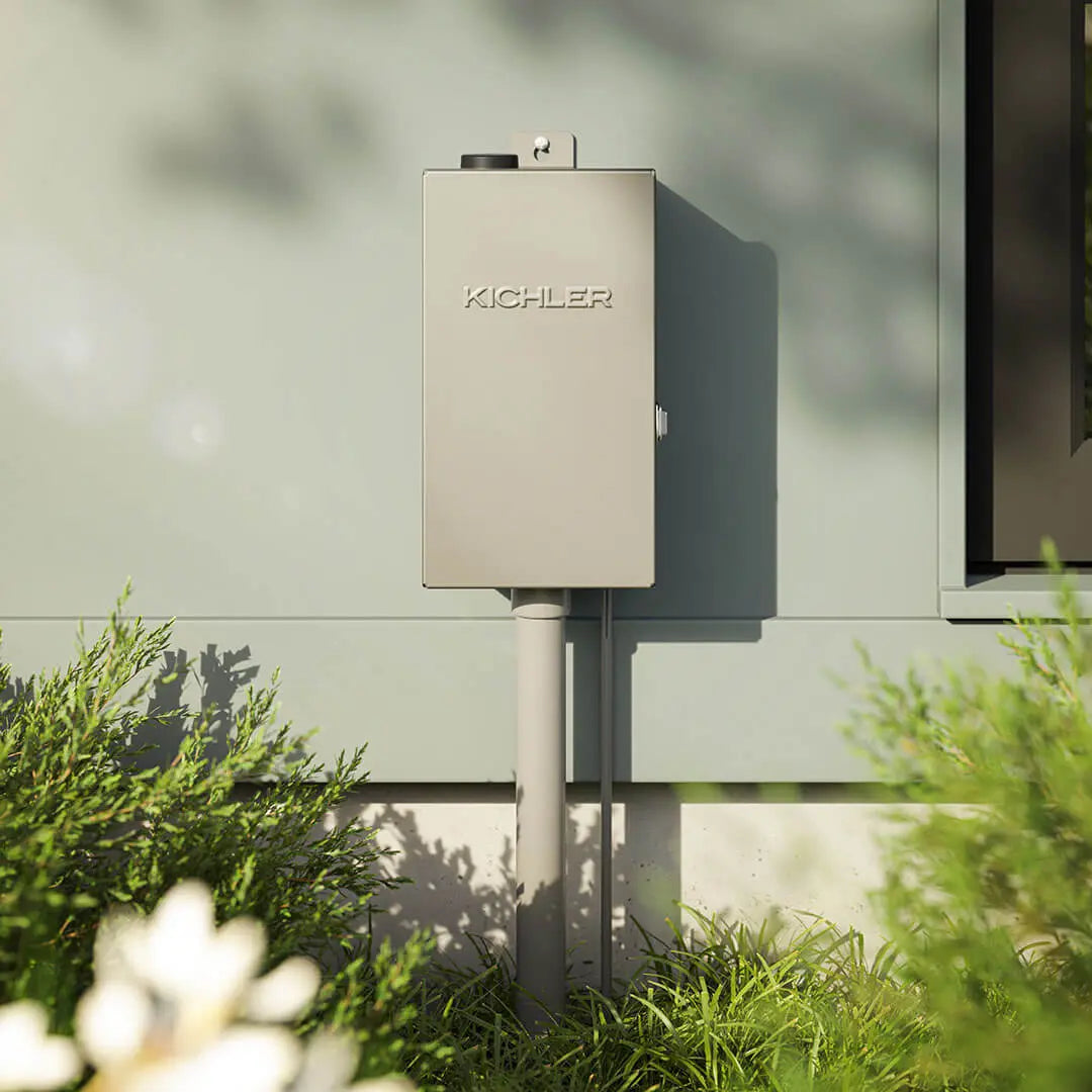 Kichler Smart Control Transformer, Low Voltage Landscape Lighting Transformer, 300 Watt Capacity, Stainless Steel,