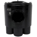 K-RAIN 1-1/4" 4000 Valve 4 Outlet 3 Zone with Lite Spring
