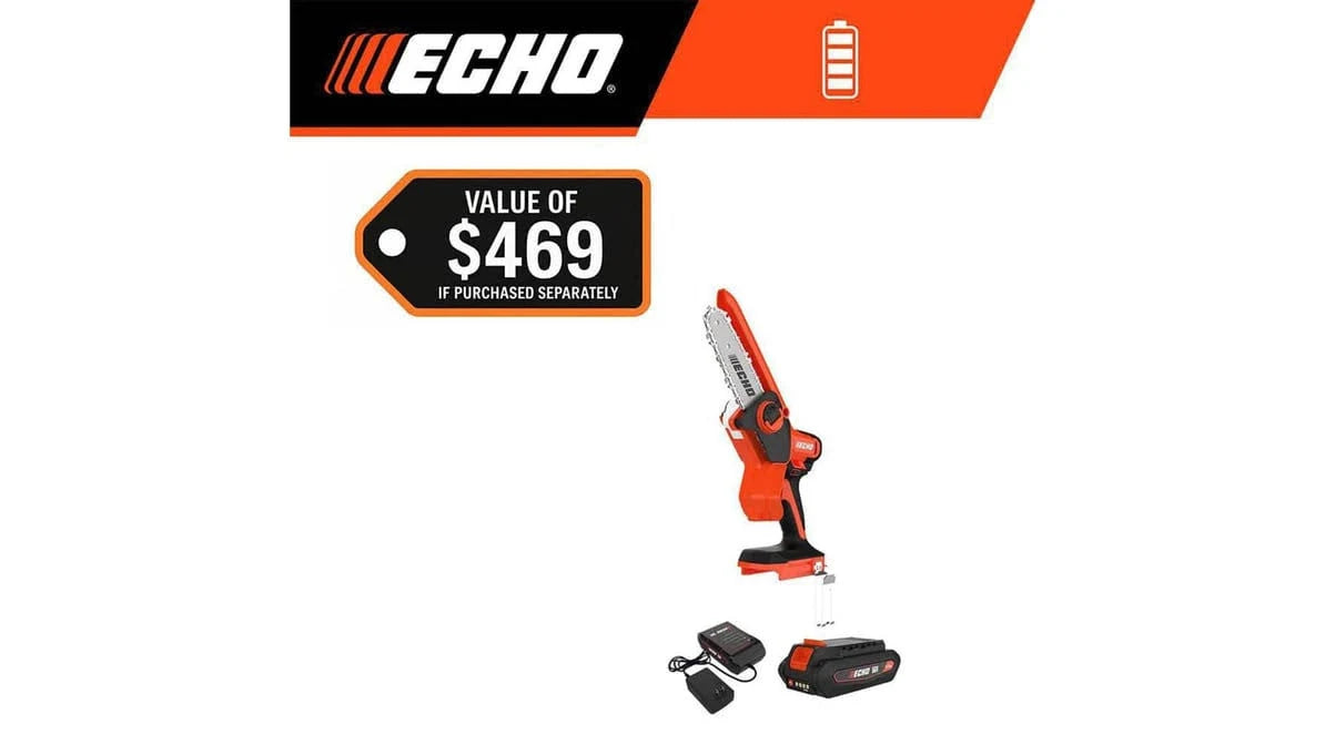 eFORCE® Battery System 56V 6 in. Pruning Saw 2.5 Ah Battery & Top Mount Charger
